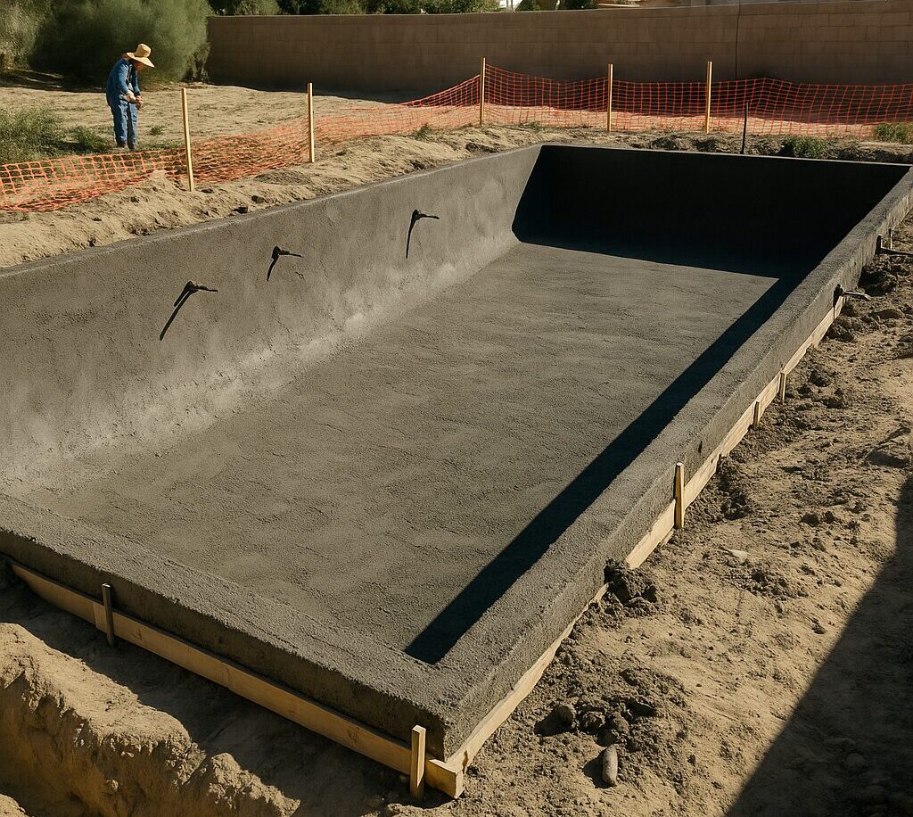Although the cost of inground pools in the Coachella Valley is comparable to that of La Quinta, the area is a great spot to invest in a pool because of its hot environment and large backyards. The following geographical cost considerations might be anticipated: Soil and Digging: Digging and grading might be more expensive in desert terrain. It can be necessary to fortify sandy or rocky soil. HOA Restrictions: Design and placement must adhere to HOA guidelines if you reside in a gated community. Heat Considerations: During the heat, more shade or water-cooling measures may be required.