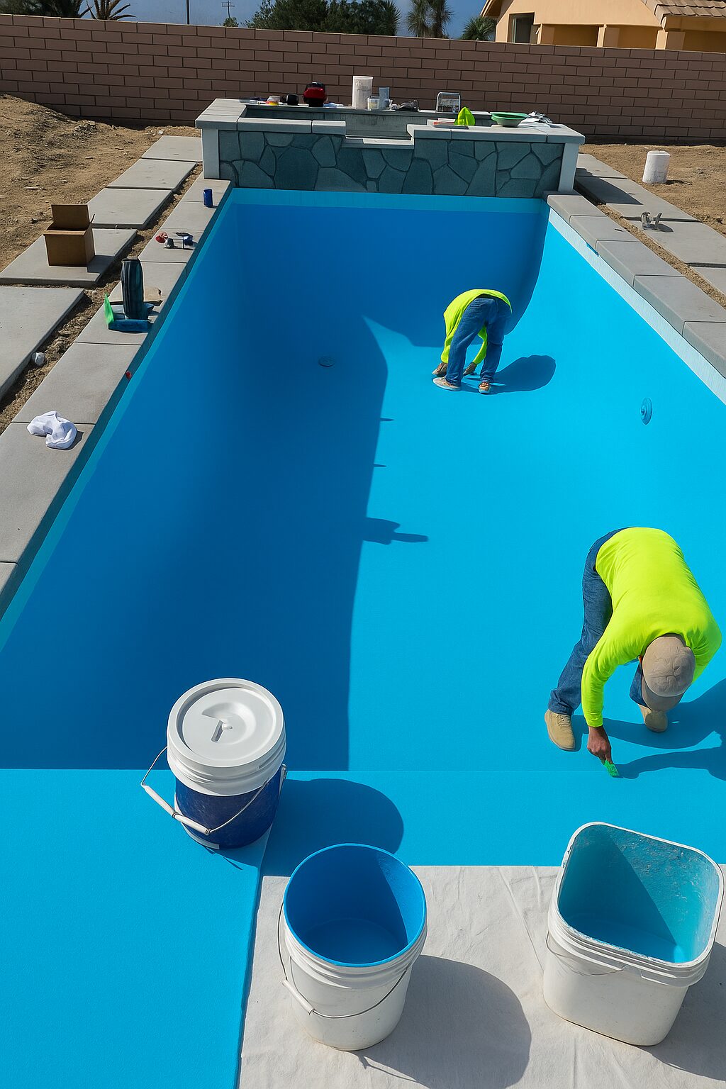 best time to build a pool in Palm Springs