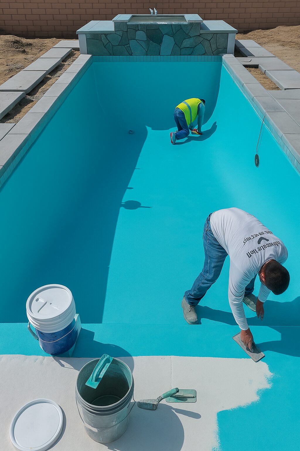 best time to build a pool in Palm Springs